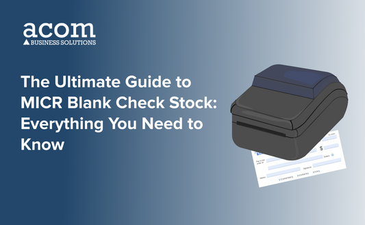 The Ultimate Guide to MICR Blank Check Stock: Everything You Need to Know