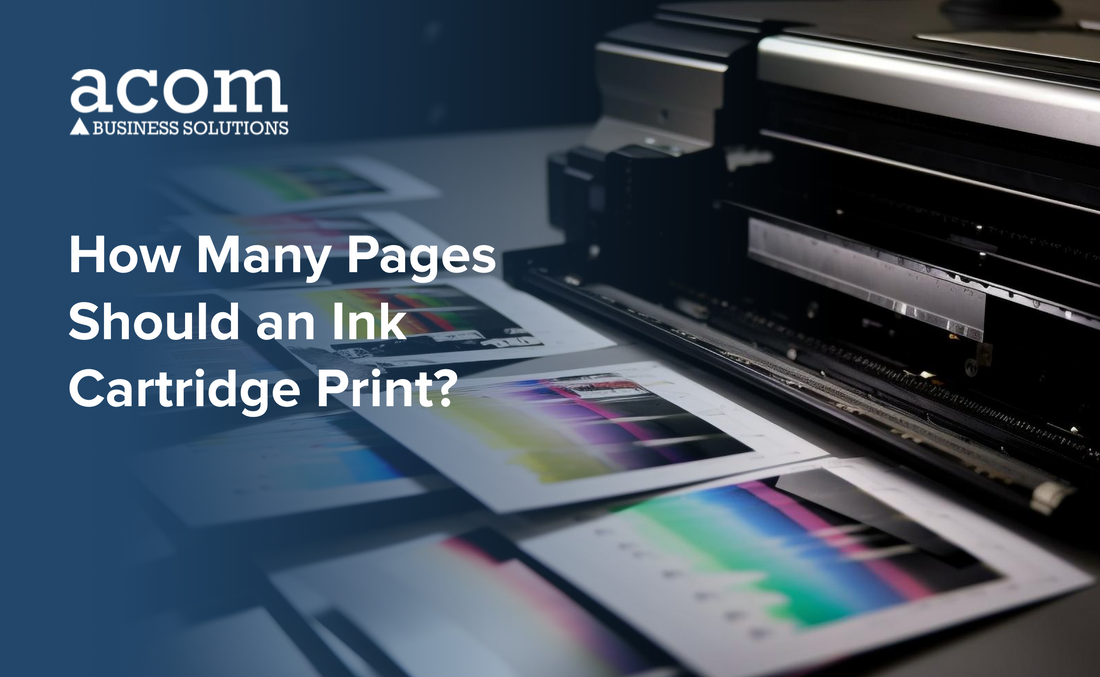 How Many Pages Should an Ink Cartridge Print?