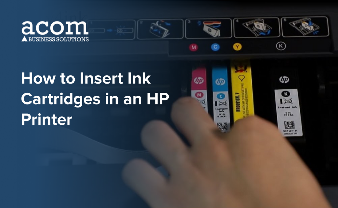 How to Insert Ink Cartridges in an HP Printer