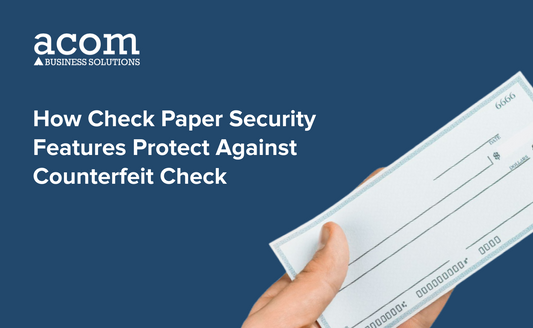 How Check Paper Security Features Protect Against Counterfeit Check