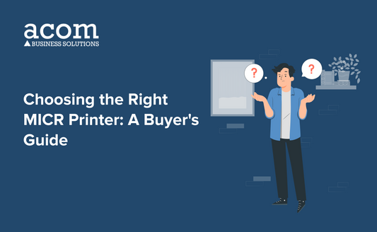 Choosing the Right MICR Printer: A Buyer's Guide