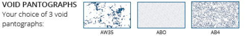 Middle Check, 1 Color, Secure Blank Check Stock, 2 Perforations (2500 per box)