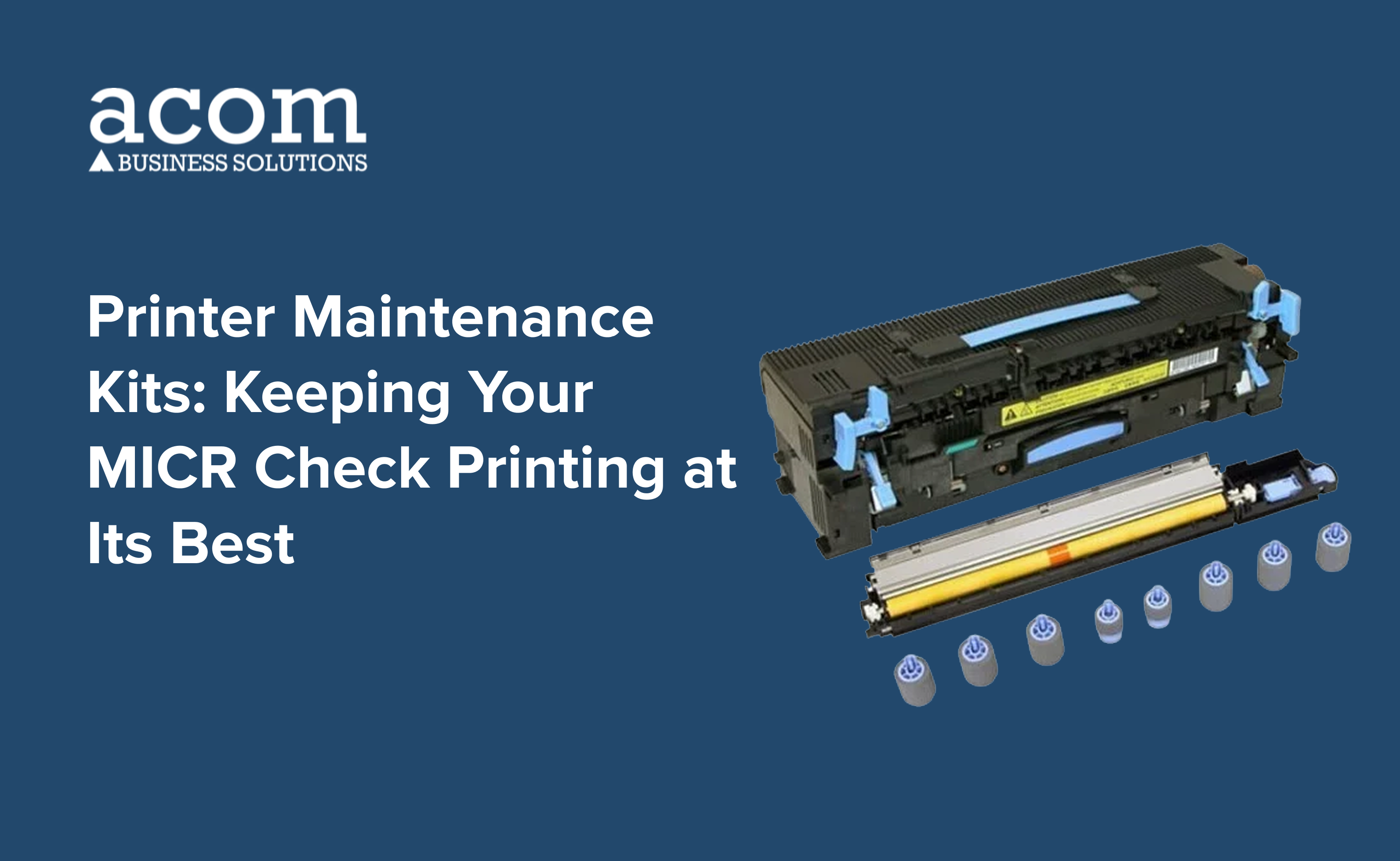 Micr Top Printer Maintenance Kits: Keeping Your MICR Check Printing at Its Best ...