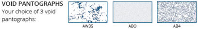 Middle Check, 1 Color, Secure Blank Check Stock, 2 Perforations (2500 per box)